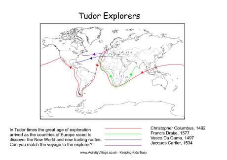 tudor exploration for kids.